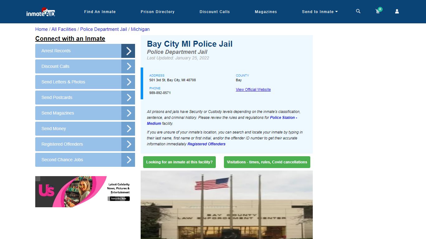 Bay City MI Police Jail & Inmate Search - Bay City, MI